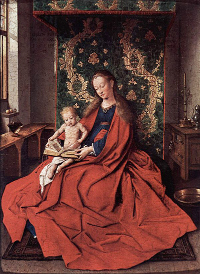 The Ince Hall Madonna (The Virgin and Child Reading) Jan van Eyck